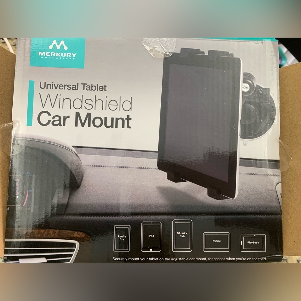 Universal Tablet Windshield Car Mount by Merkury Innovations